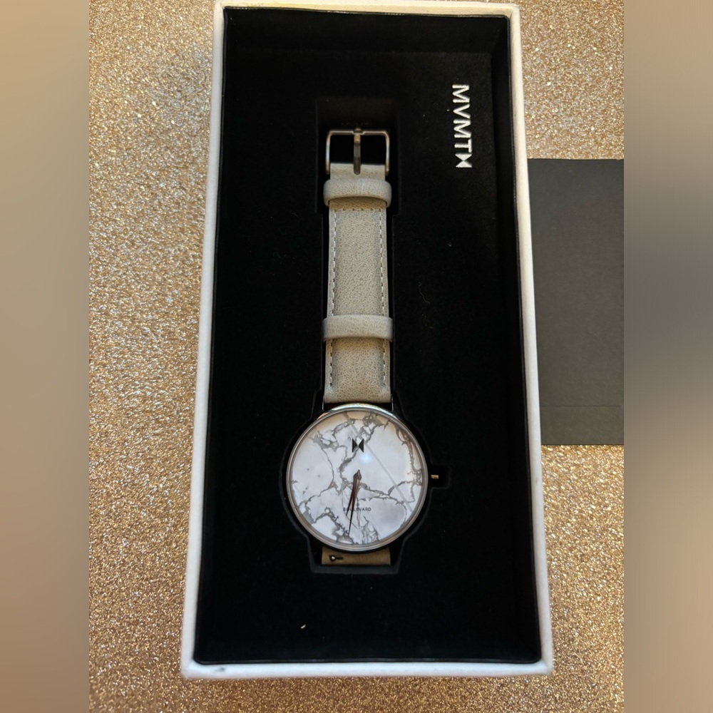 MVMT Crescent Marble Women's Watch, 38mm